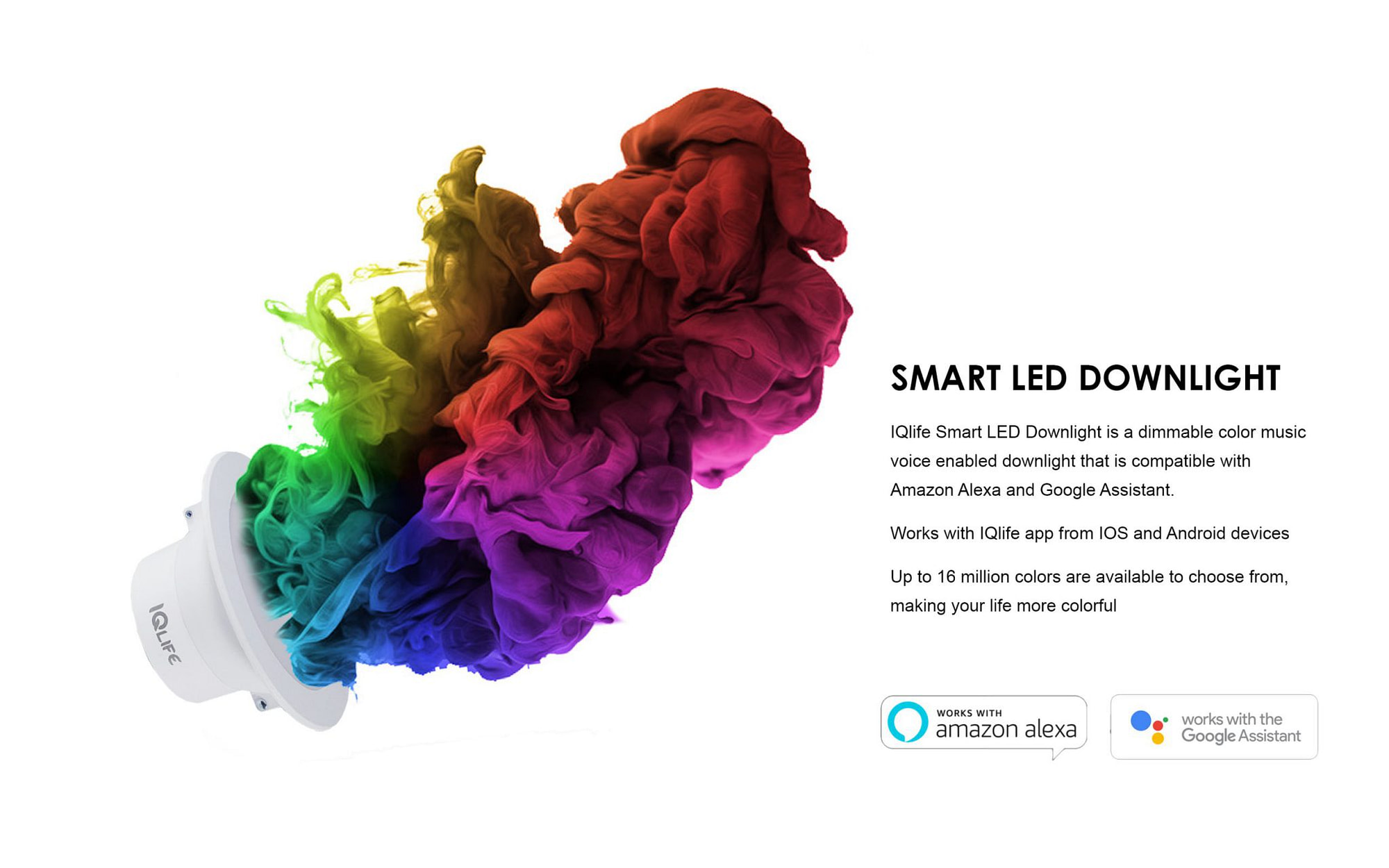 IQlife-LED-Downlight-Dimmable-Color-Alexa-Google-Music
